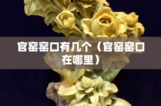 官窯窯口有幾個(gè)（官窯窯口在哪里）