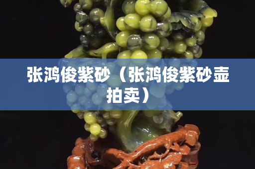 張鴻俊紫砂（張鴻俊紫砂壺拍賣）