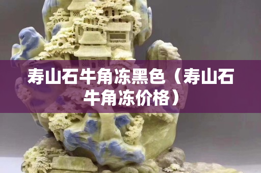 壽山石牛角凍黑色(壽山石牛角凍價格) 壽山石牛角凍黑色(壽山石牛角凍價格)