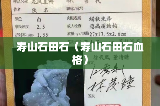 壽山石田石(壽山石田石血格) 壽山石田石(壽山石田石血格)