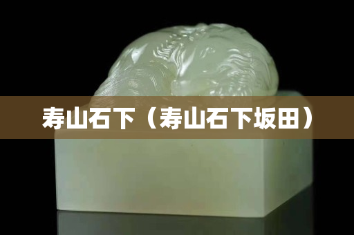 壽山石下（壽山石下坂田）