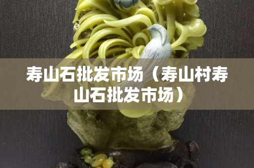 壽山石批發市場（壽山村壽山石批發市場）