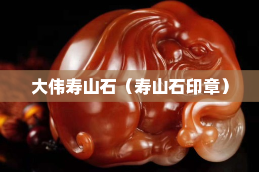 大偉壽山石（壽山石印章）