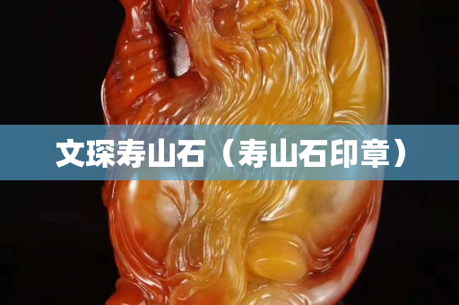 文琛壽山石(壽山石印章) 文琛壽山石(壽山石印章)