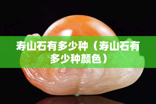 壽山石有多少種(壽山石有多少種顏色) 壽山石有多少種(壽山石有多少種顏色)