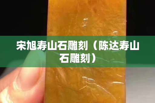 宋旭壽山石雕刻(陳達壽山石雕刻) 宋旭壽山石雕刻(陳達壽山石雕刻)