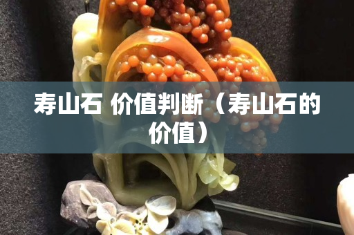 壽山石 價(jià)值判斷（壽山石的價(jià)值）