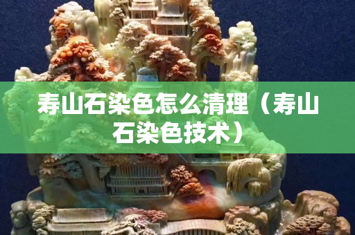 壽山石染色怎么清理(壽山石染色技術) 壽山石染色怎么清理(壽山石染色技術)