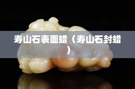 壽山石表面蠟(壽山石封蠟) 壽山石表面蠟(壽山石封蠟)