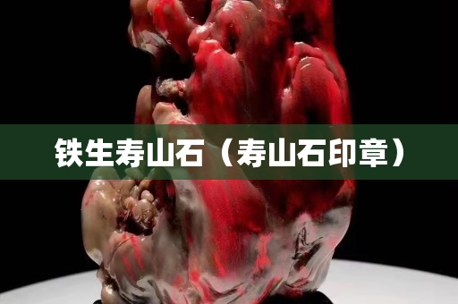 鐵生壽山石(壽山石印章) 鐵生壽山石(壽山石印章)