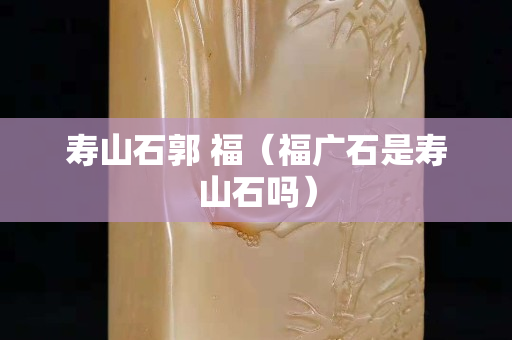 壽山石郭 福（福廣石是壽山石嗎）