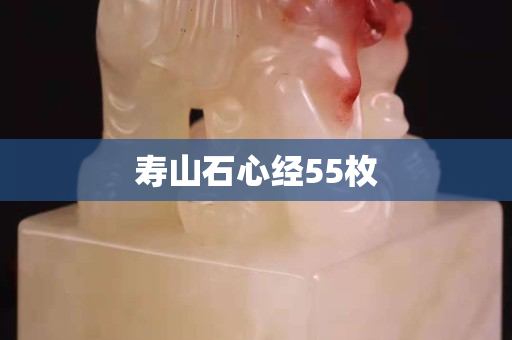 壽山石心經55枚