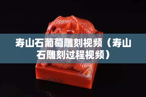 壽山石葡萄雕刻視頻(壽山石雕刻過程視頻) 壽山石葡萄雕刻視頻(壽山石雕刻過程視頻)