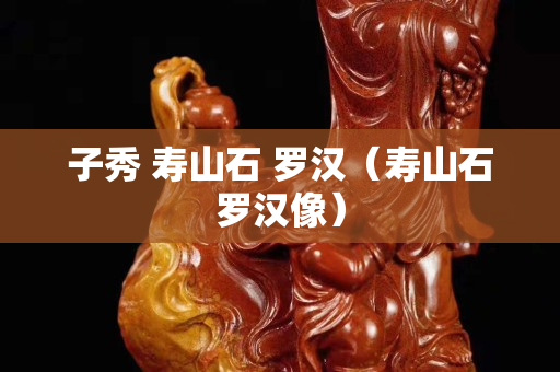 子秀 壽山石 羅漢（壽山石羅漢像）