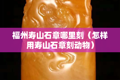 福州壽山石章哪里刻（怎樣用壽山石章刻動物）