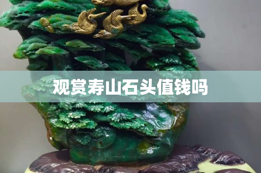 觀賞壽山石頭值錢嗎