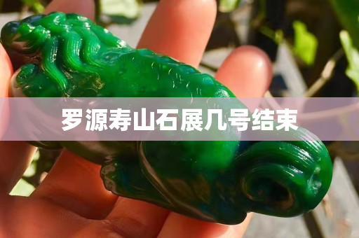 羅源壽山石展幾號結(jié)束