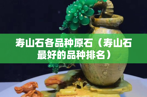 壽山石各品種原石（壽山石最好的品種排名）