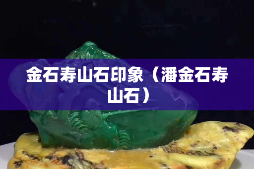金石壽山石印象(潘金石壽山石) 金石壽山石印象(潘金石壽山石)