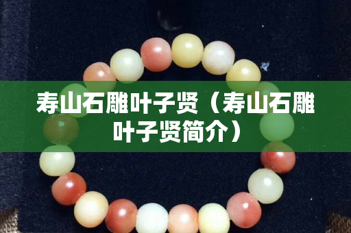 壽山石雕葉子賢（壽山石雕葉子賢簡(jiǎn)介）