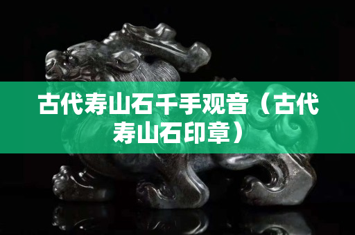 古代壽山石千手觀音(古代壽山石印章) 古代壽山石千手觀音(古代壽山石印章)