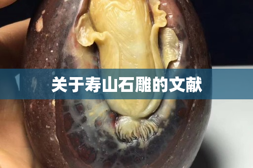 關于壽山石雕的文獻
