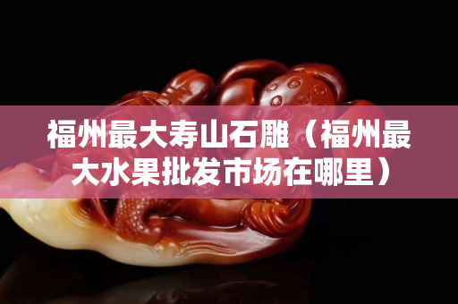 福州最大壽山石雕(福州最大水果批發(fā)市場在哪里) 福州最大壽山石雕(福州最大水果批發(fā)市場在哪里)
