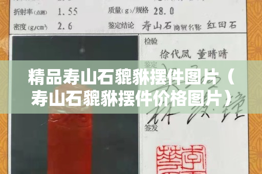 精品壽山石貔貅擺件圖片（壽山石貔貅擺件價格圖片）