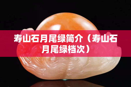 壽山石月尾綠簡介（壽山石月尾綠檔次）