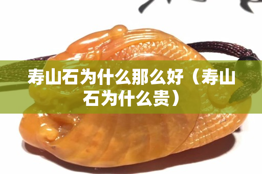 壽山石為什么那么好（壽山石為什么貴）