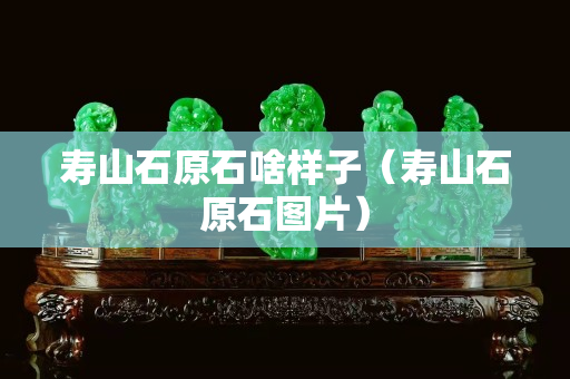 壽山石原石啥樣子（壽山石原石圖片）