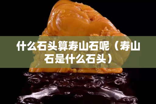 什么石頭算壽山石呢（壽山石是什么石頭）