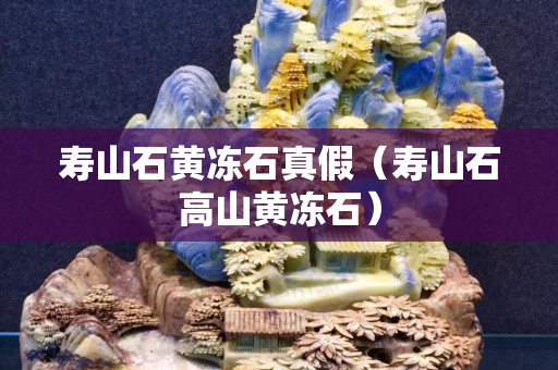 壽山石黃凍石真假（壽山石高山黃凍石）