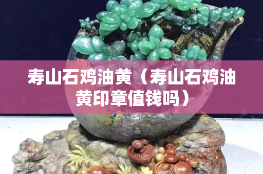 壽山石雞油黃（壽山石雞油黃印章值錢嗎）