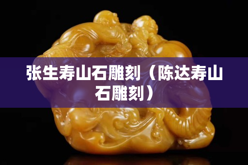 張生壽山石雕刻（陳達壽山石雕刻）