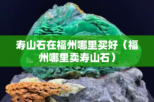 壽山石在福州哪里買好（福州哪里賣壽山石）