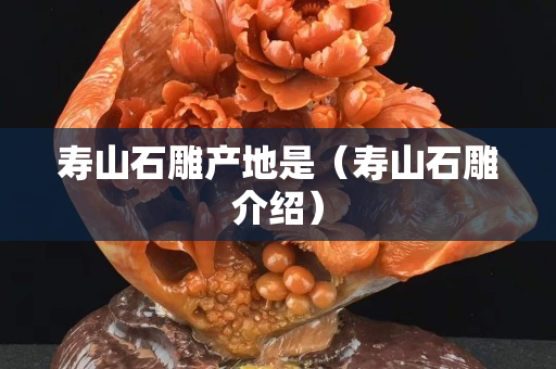 壽山石雕產地是（壽山石雕介紹）