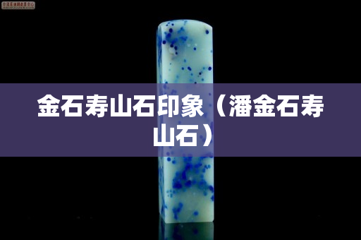 金石壽山石印象（潘金石壽山石）
