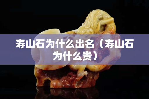 壽山石為什么出名(壽山石為什么貴) 壽山石為什么出名(壽山石為什么貴)