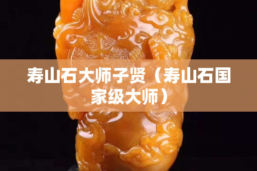 壽山石大師子賢(壽山石國家級大師) 壽山石大師子賢(壽山石國家級大師)