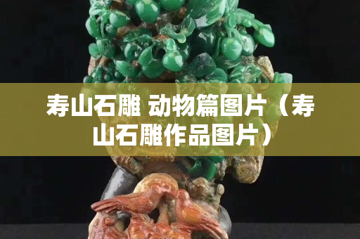壽山石雕 動物篇圖片（壽山石雕作品圖片）