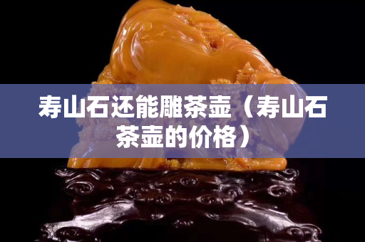 壽山石還能雕茶壺（壽山石茶壺的價格）