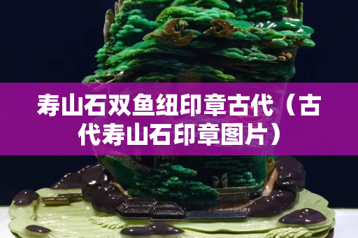 壽山石雙魚紐印章古代（古代壽山石印章圖片）
