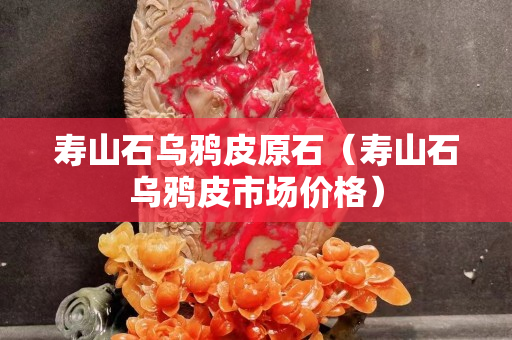 壽山石烏鴉皮原石（壽山石烏鴉皮市場價格）