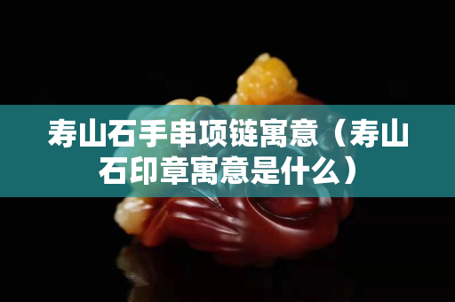 壽山石手串項鏈寓意（壽山石印章寓意是什么）