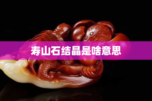 壽山石結(jié)晶是啥意思