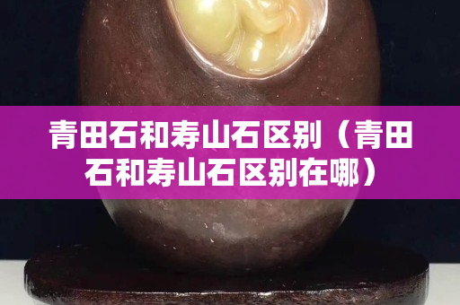 青田石和壽山石區別（青田石和壽山石區別在哪）