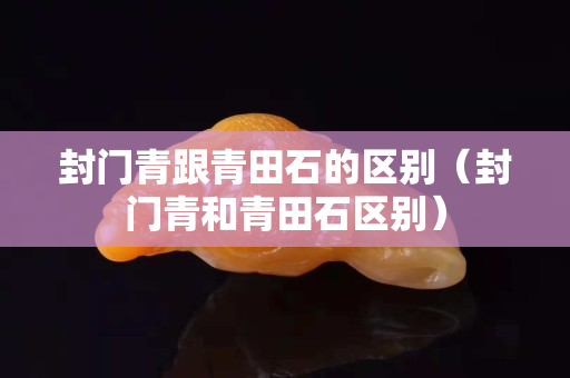 封門青跟青田石的區(qū)別（封門青和青田石區(qū)別）