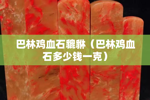 巴林雞血石貔貅（巴林雞血石多少錢一克）