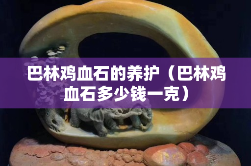 巴林雞血石的養護（巴林雞血石多少錢一克）